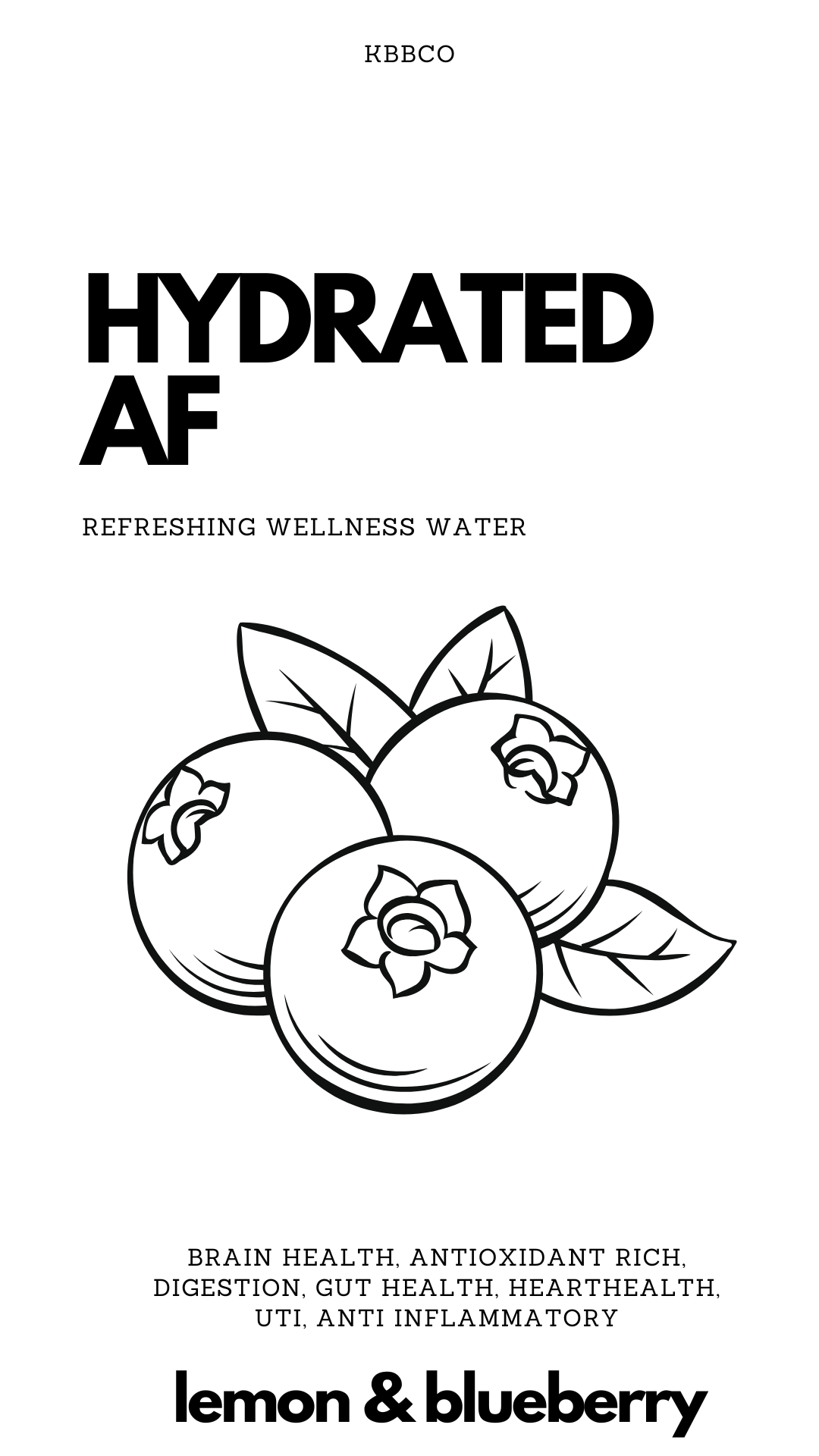 Hydrated Af - Coconut Infused Water